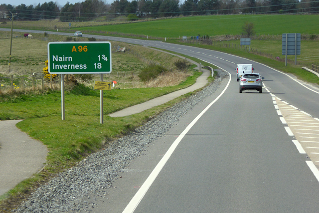 Road safety improvements on 3.5 miles of the A96 near Nairn begins